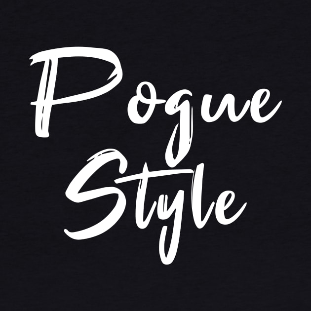 Pogue Style by quoteee